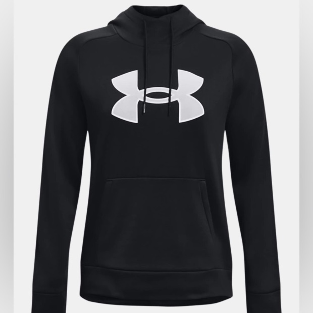 SET top + bottom Under Armour fleece hoodie and pants black NEW with tags